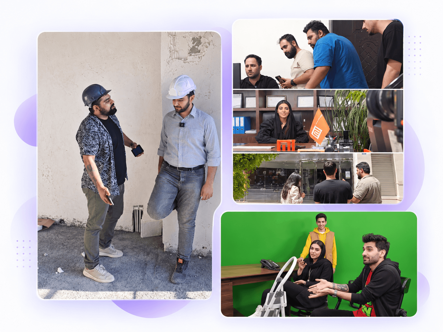 پشت صحنه تولید محتوا در لوکیشنهای واقعی