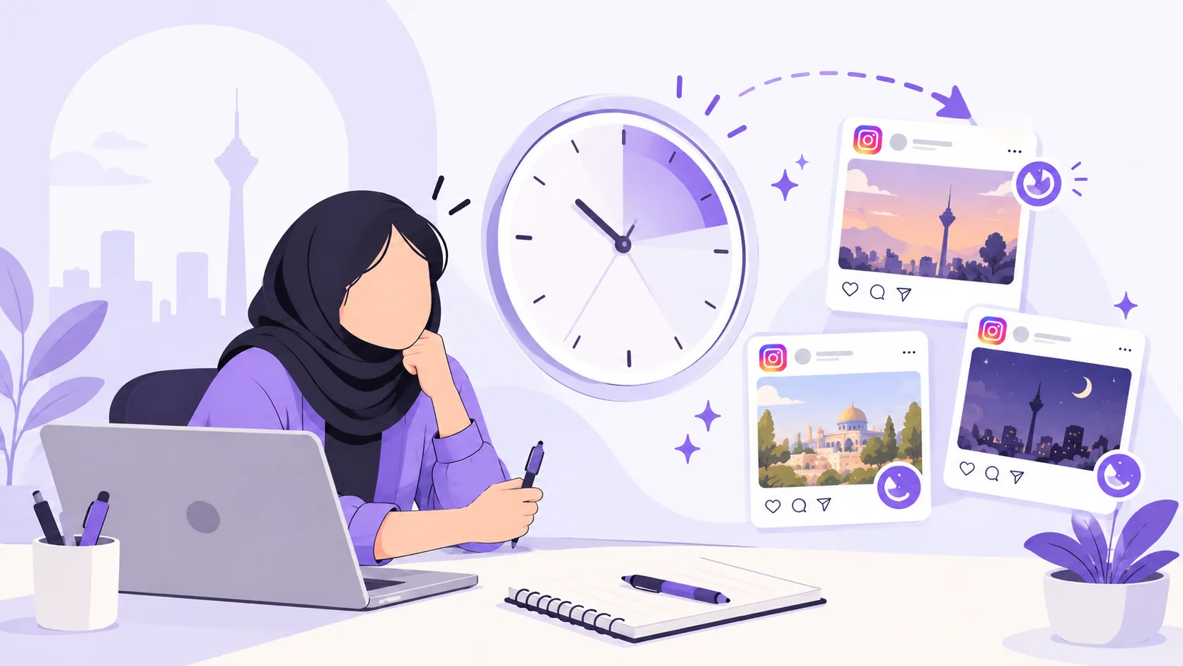 تصویر شاخص بهترین زمان پست گذاشتن در اینستاگرام: چه ساعتی پست بزارم بره اکسپلور؟