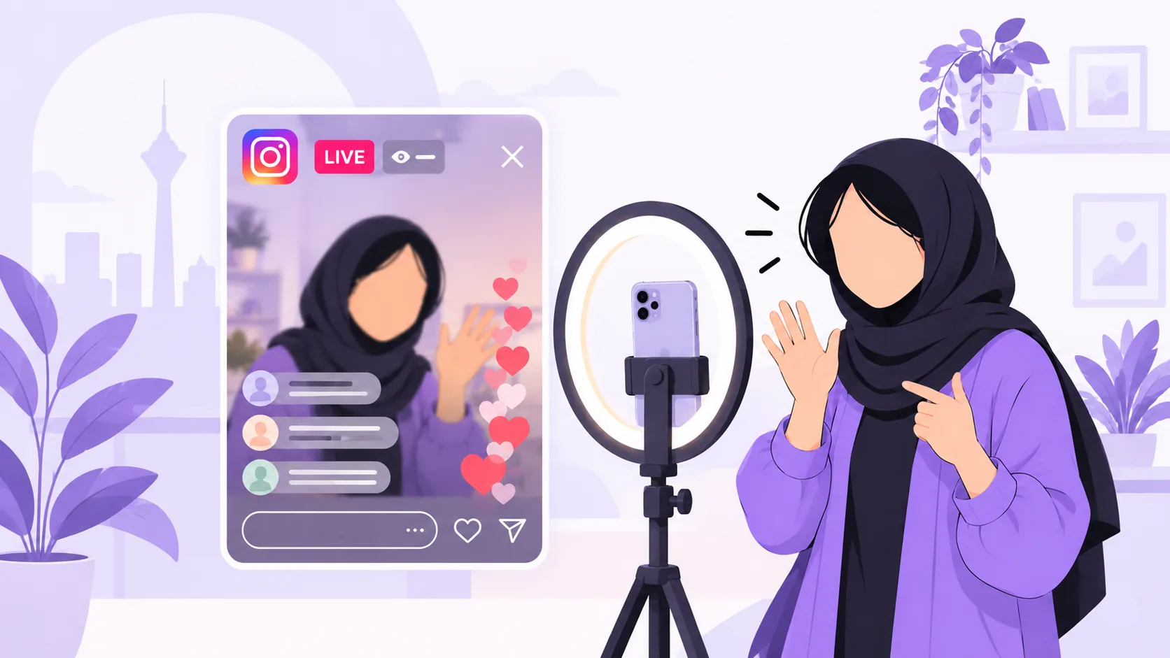 تصویر شاخص لایو گذاشتن در اینستاگرام جدید: چگونه در اینستاگرام لایو بگذاریم؟