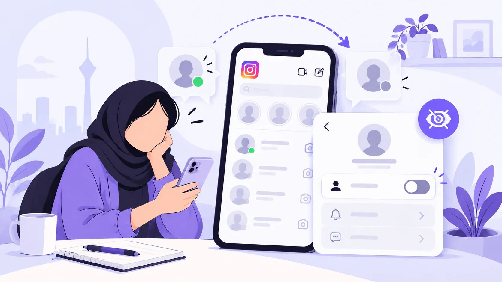 تصویر شاخص چگونه آنلاین بودن در اینستاگرام را مخفی کنیم؟