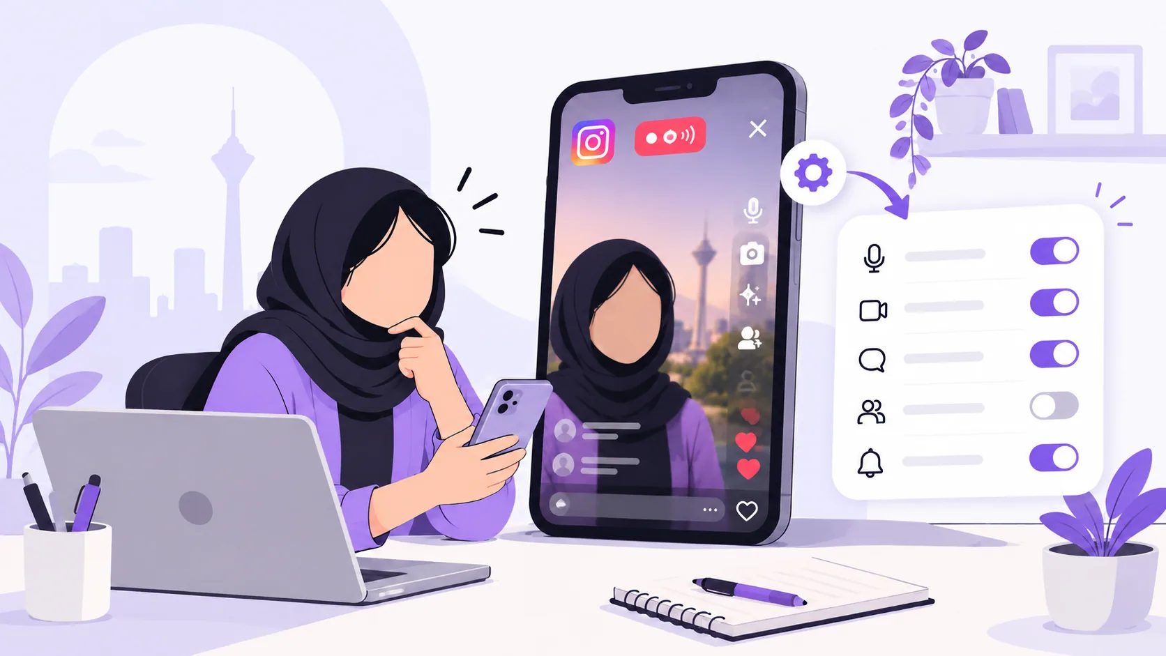 تصویر شاخص تنظیمات لایو اینستاگرام