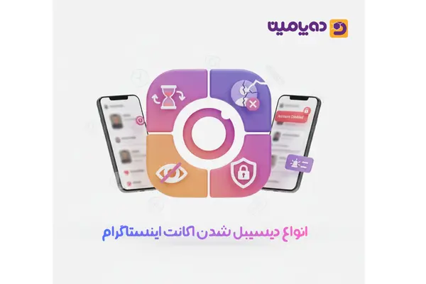 انواع دیسیبل شدن اکانت اینستاگرام